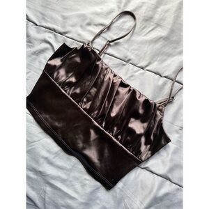 H&M Divided Brown Top